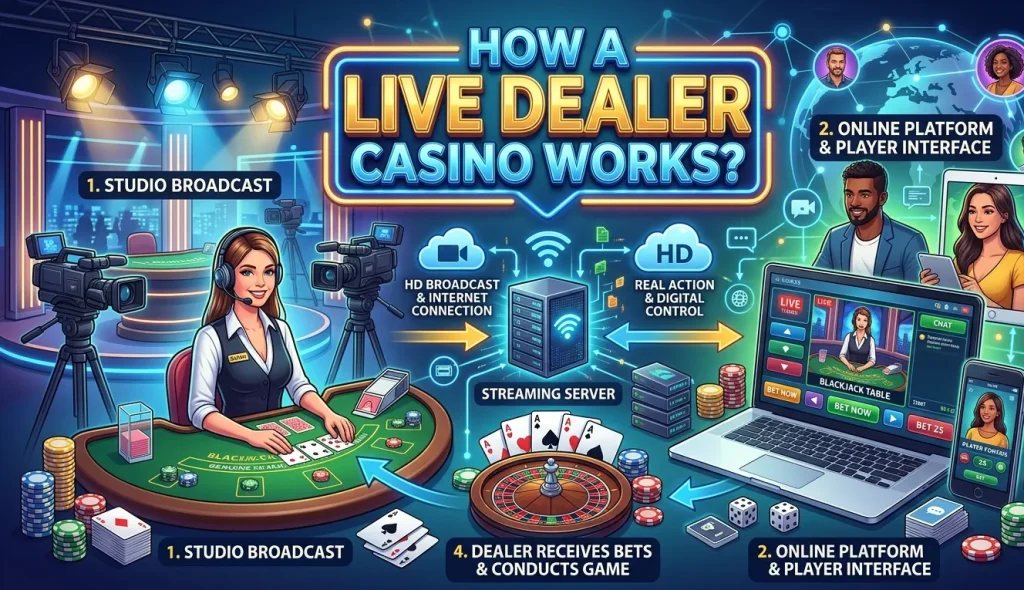 What Is a Live Dealer Casino?