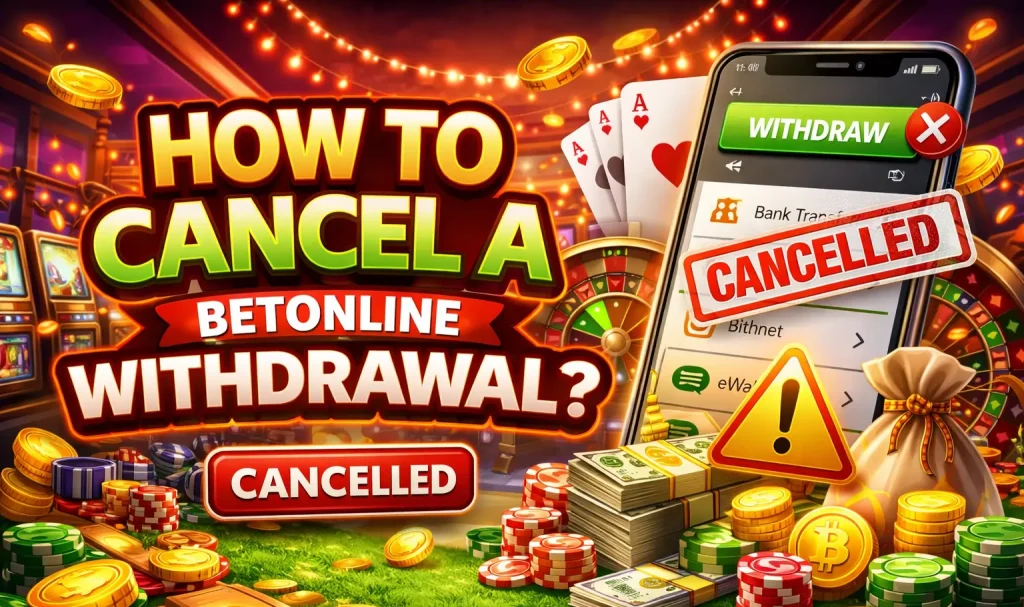 How To Cancel A BetOnline Withdrawal?