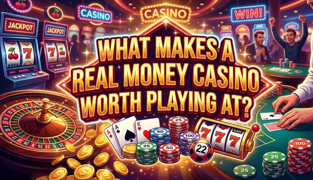 What Makes A Real Money Casino Worth Playing At