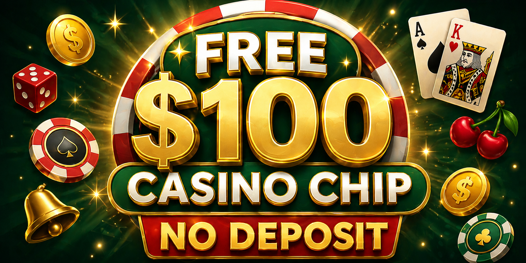 Free $100 Casino Chip No Deposit