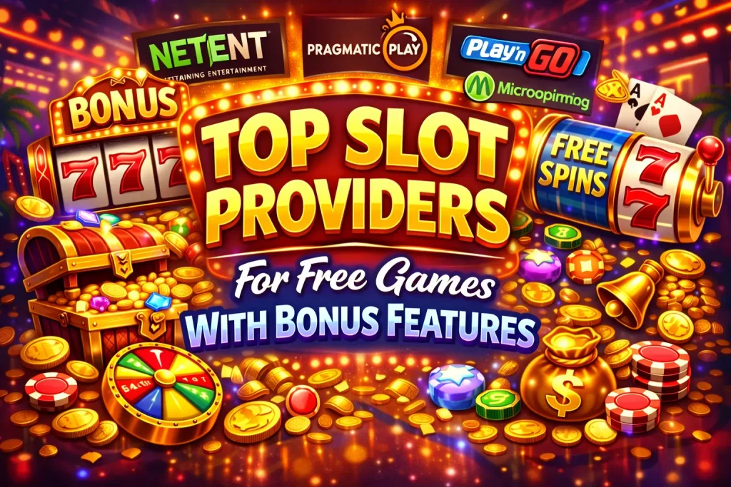 Top Slot Providers For Free Games With Bonus Features